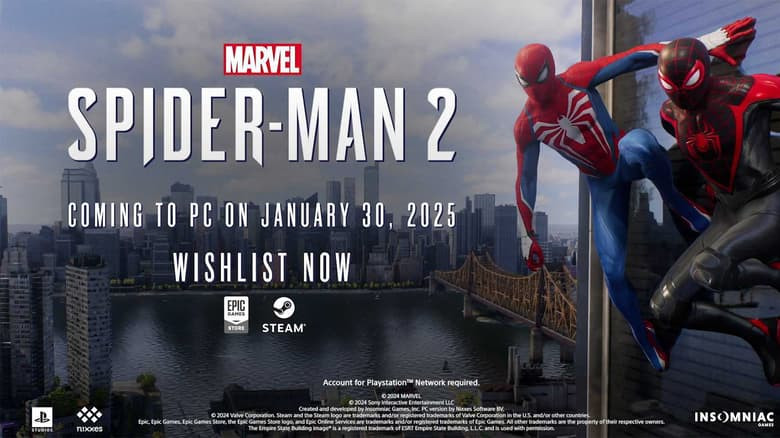 Ra mắt Marvel’s Spider-Man 2 phiên bản PC: Hứa hẹn mang tới trải nghiệm tuyệt vời